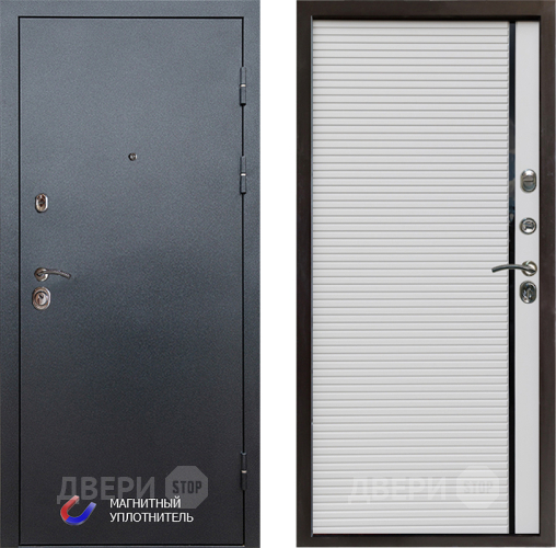 Дверь Престиж Графит Porte Белый в Бронницах