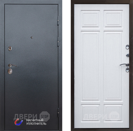 Входная металлическая Дверь Престиж Графит Премиум Лиственница белая в Бронницах