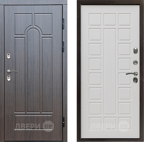 Входная металлическая Дверь Престиж TERMO с терморазрывом Арка Престиж Бежевый мат в Бронницах