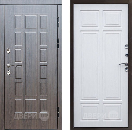 Входная металлическая Дверь Престиж TERMO с терморазрывом Престиж Премиум Лиственница белая в Бронницах