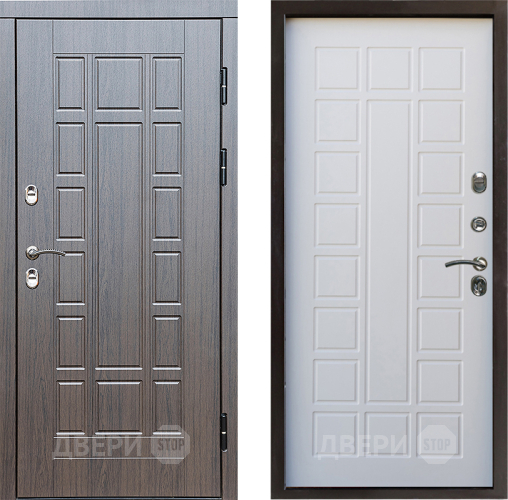 Входная металлическая Дверь Престиж TERMO с терморазрывом Престиж Престиж Белое дерево в Бронницах