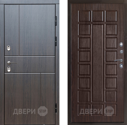 Входная металлическая Дверь Престиж TERMO с терморазрывом Горизонт Венге Престиж Венге в Бронницах