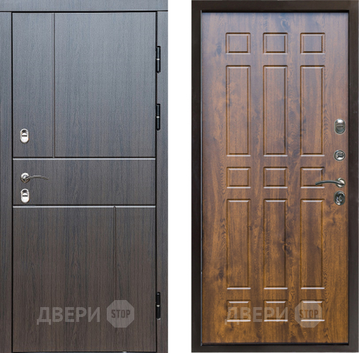 Входная металлическая Дверь Престиж TERMO с терморазрывом Горизонт Венге Спарта Дуб в Бронницах