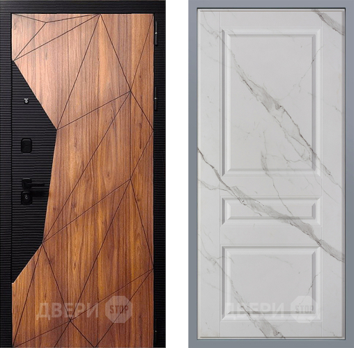 Дверь Заводские двери Морра Стокгольм Мрамор белый в Бронницах