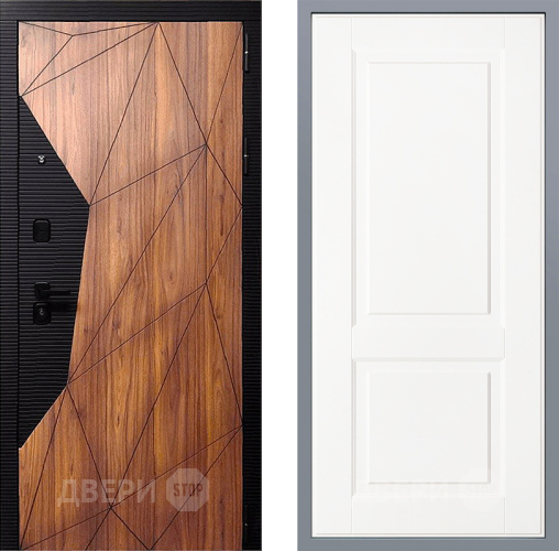 Дверь Заводские двери Морра Доррен Белый софт в Бронницах