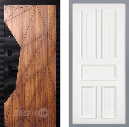 Дверь Заводские двери Морра Уругвай Белый софт в Бронницах