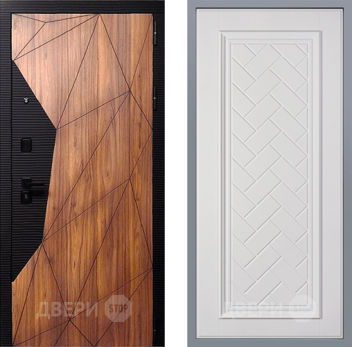 Дверь Заводские двери Морра Упра Белый софт в Бронницах