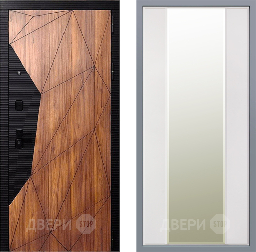 Дверь Заводские двери Морра Зеркало Макси Белый матовый в Бронницах