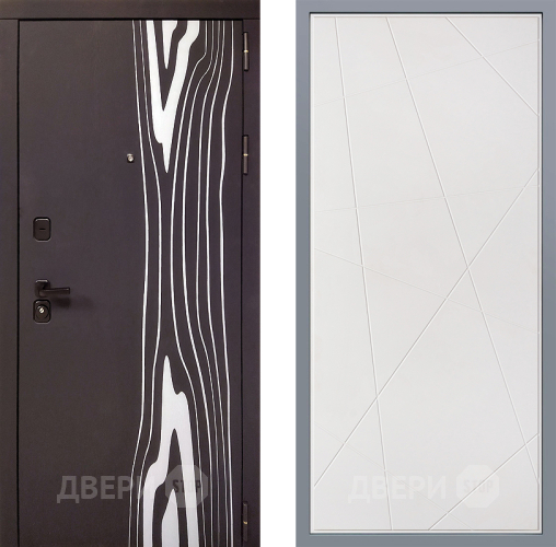 Дверь Заводские двери Леванте Флитта Белый софт в Бронницах