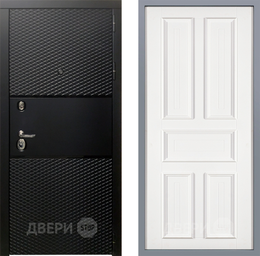 Дверь Заводские двери Тефлон Уругвай Белый софт в Бронницах