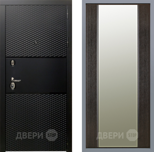 Дверь Заводские двери Тефлон Зеркало Макси Венге в Бронницах