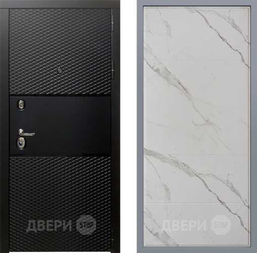 Дверь Заводские двери Тефлон Тривия Мрамор белый в Бронницах