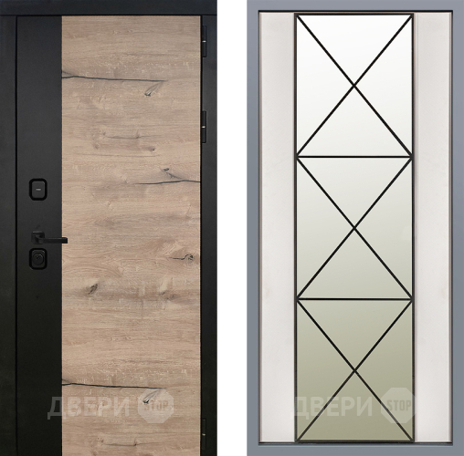 Дверь Заводские двери Ларте Зеркало Перфекто Структурное дерево в Бронницах