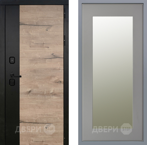 Дверь Заводские двери Ларте Зеркало Модерн Грей софт в Бронницах