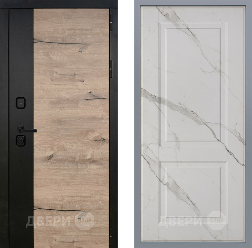 Дверь Заводские двери Ларте Доррен Мрамор белый в Бронницах