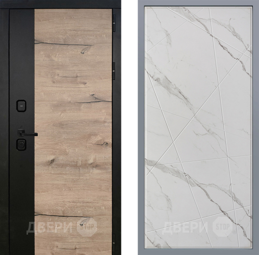 Дверь Заводские двери Ларте Флитта Мрамор белый в Бронницах