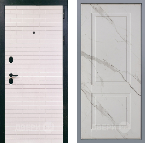 Дверь Заводские двери Сохо Доррен Мрамор белый в Бронницах