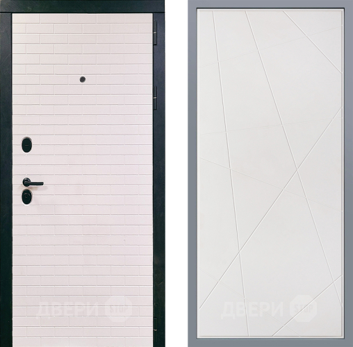 Дверь Заводские двери Сохо Флитта Белый софт в Бронницах