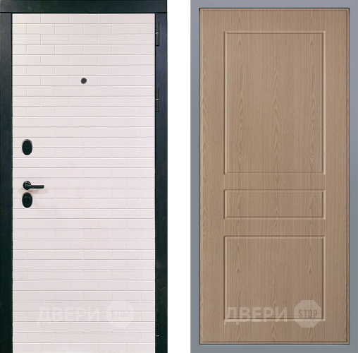 Дверь Заводские двери Сохо К-2 Беленый дуб в Бронницах