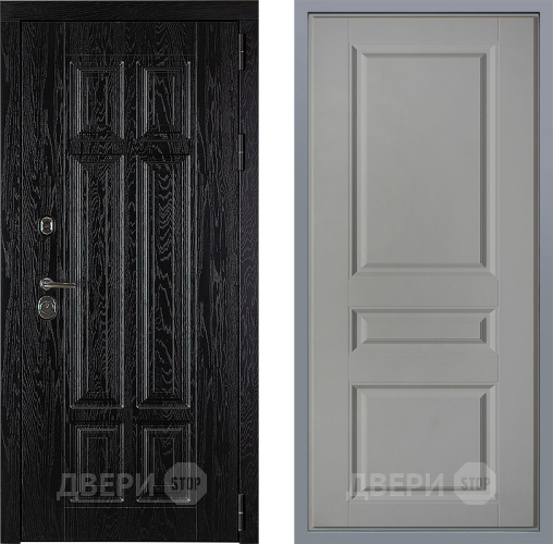 Дверь Заводские двери Мюнхен Стокгольм Грей софт в Бронницах