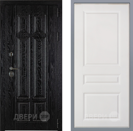 Дверь Заводские двери Мюнхен Стокгольм Белый софт в Бронницах