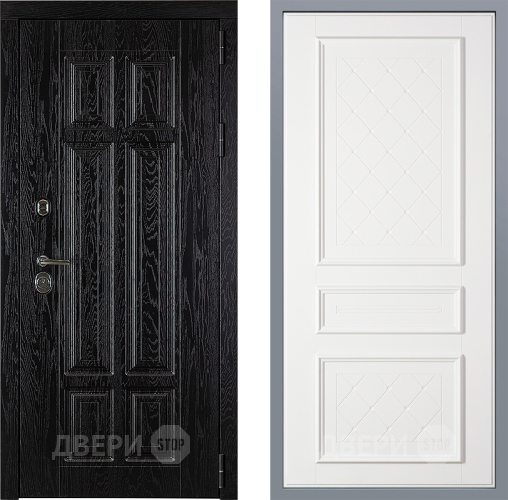 Дверь Заводские двери Мюнхен Урбино Белый софт в Бронницах