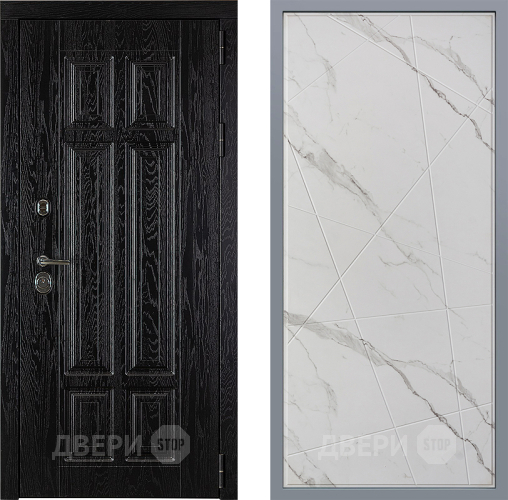 Дверь Заводские двери Мюнхен Флитта Мрамор белый в Бронницах