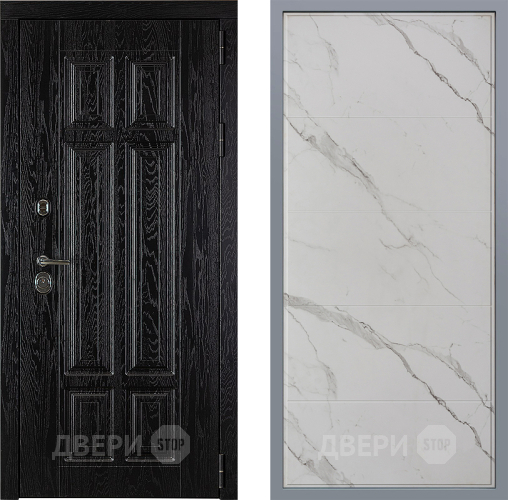 Дверь Заводские двери Мюнхен Тривия Мрамор белый в Бронницах