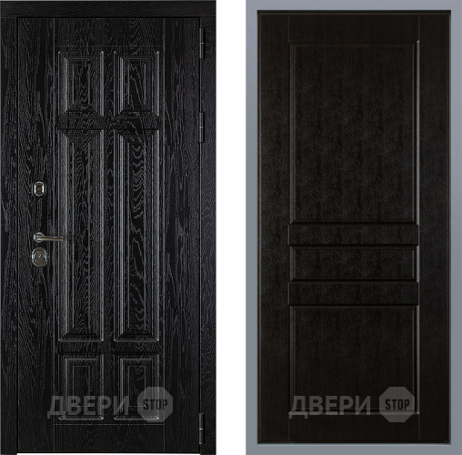 Дверь Заводские двери Мюнхен К-2 Венге в Бронницах