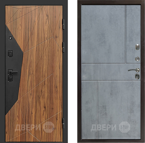 Входная металлическая Дверь Престиж Avangard Горизонт Бетон темный в Бронницах