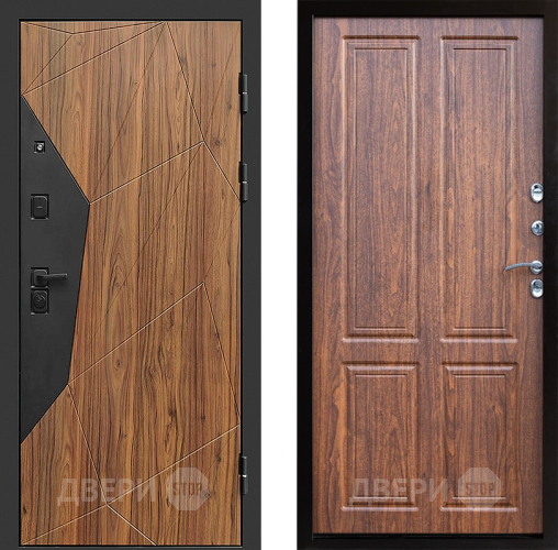 Входная металлическая Дверь Престиж Avangard Премиум Орех светлый в Бронницах