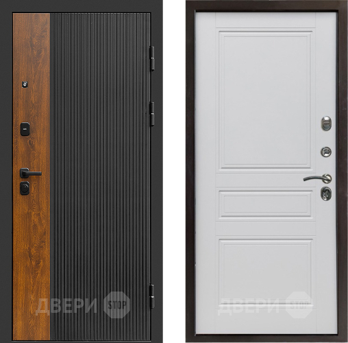 Входная металлическая Дверь Престиж Prestizh Классика Белый матовый в Бронницах