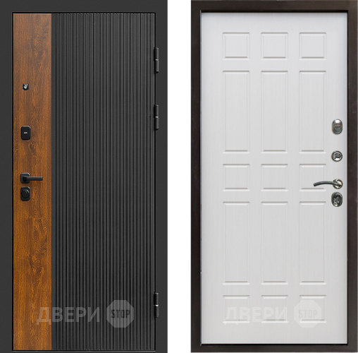 Входная металлическая Дверь Престиж Prestizh Спарта Лиственница белая в Бронницах