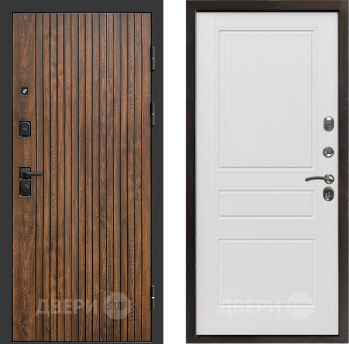 Входная металлическая Дверь Престиж Tvist Классика Белое дерево в Бронницах