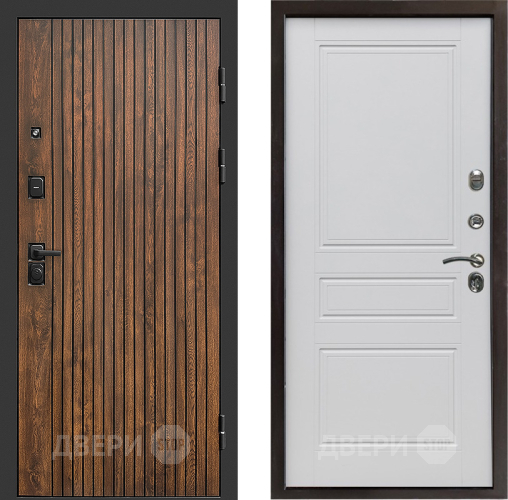 Входная металлическая Дверь Престиж Tvist Классика Белый матовый в Бронницах