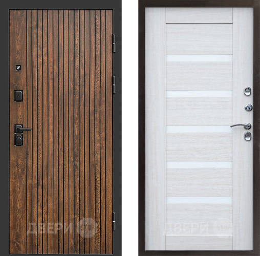 Входная металлическая Дверь Престиж Tvist Царга Лиственница белая в Бронницах