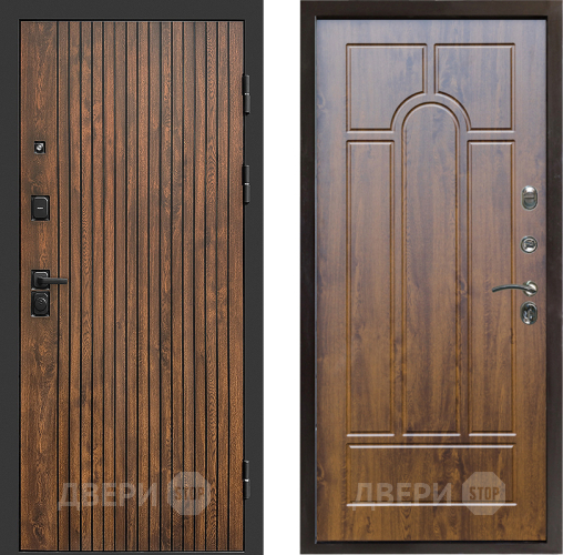 Входная металлическая Дверь Престиж Tvist Арка Дуб в Бронницах