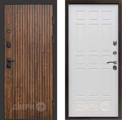 Входная металлическая Дверь Престиж Tvist Спарта Лиственница белая в Бронницах