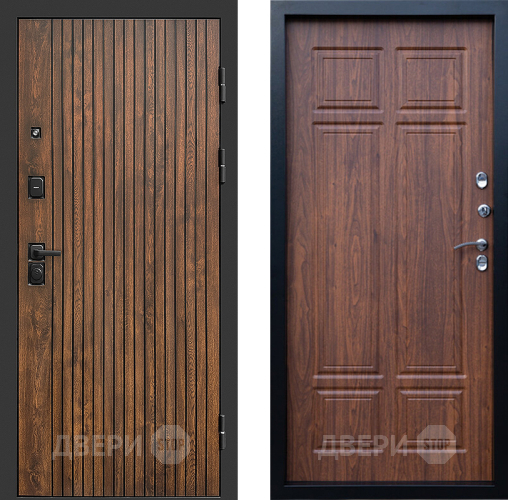 Входная металлическая Дверь Престиж Tvist Премиум Орех темный в Бронницах