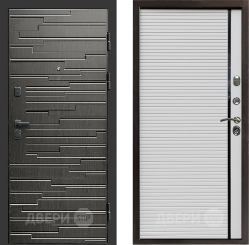 Входная металлическая Дверь Престиж Rivera Porte Белый в Бронницах