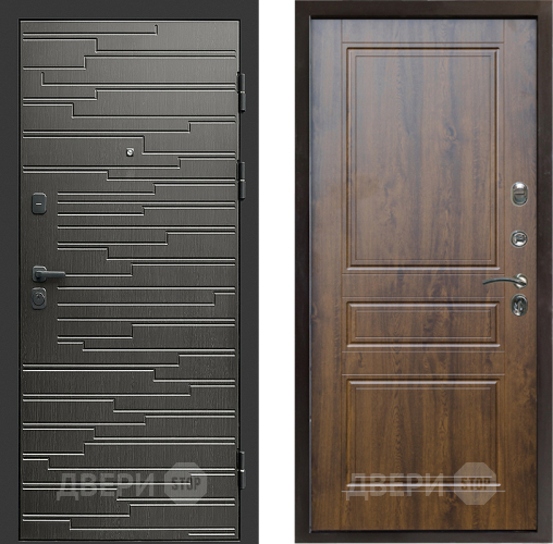 Входная металлическая Дверь Престиж Rivera Классика Дуб в Бронницах
