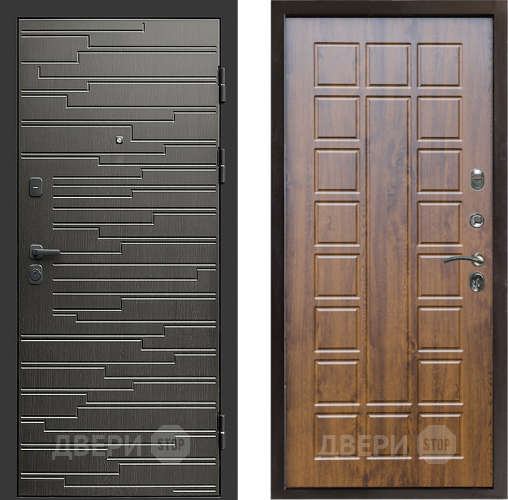 Входная металлическая Дверь Престиж Rivera Престиж Дуб в Бронницах