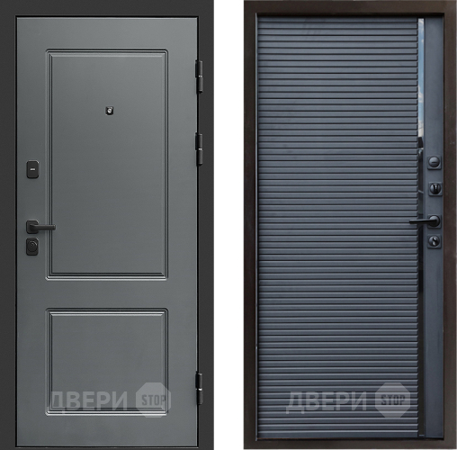 Входная металлическая Дверь Престиж Verona Porte Черный кварц в Бронницах