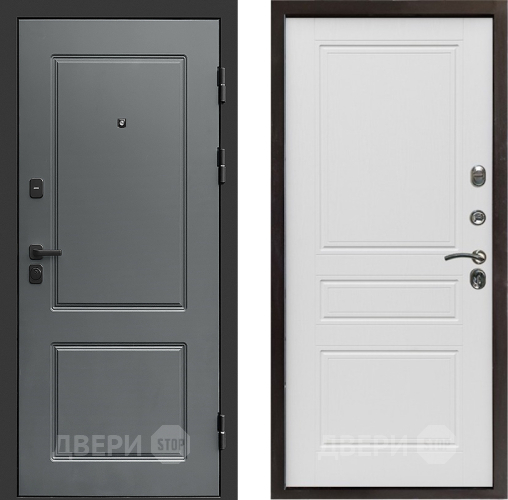 Входная металлическая Дверь Престиж Verona Классика Лиственница белая в Бронницах