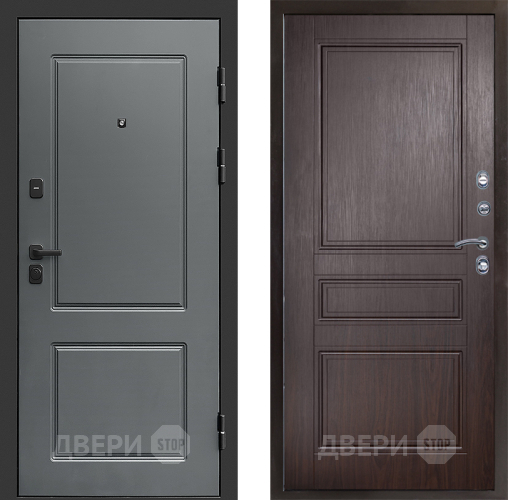 Входная металлическая Дверь Престиж Verona Классика Венге в Бронницах