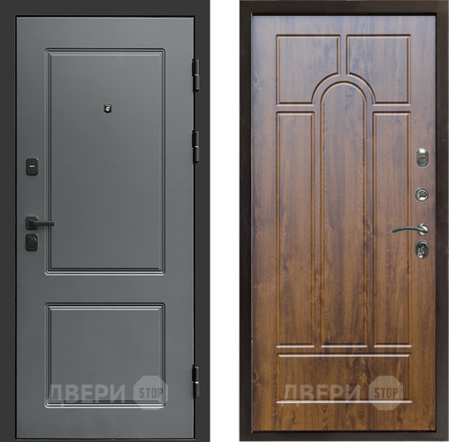 Входная металлическая Дверь Престиж Verona Арка Дуб в Бронницах