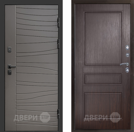 Входная металлическая Дверь Престиж Siciliya Классика Венге в Бронницах