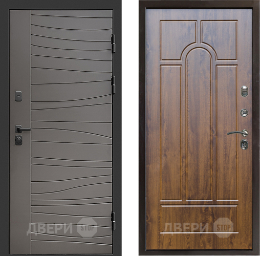 Входная металлическая Дверь Престиж Siciliya Арка Дуб в Бронницах