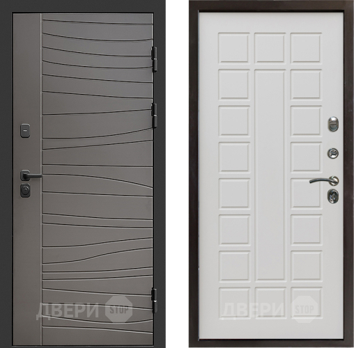 Входная металлическая Дверь Престиж Siciliya Престиж Бежевый мат в Бронницах