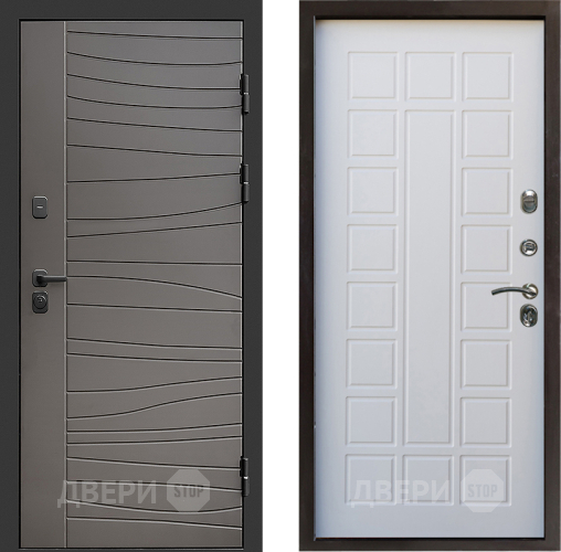 Входная металлическая Дверь Престиж Siciliya Престиж Белое дерево в Бронницах